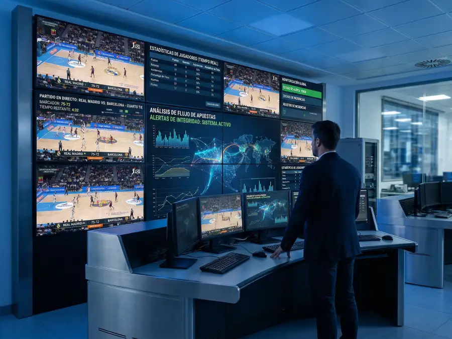 Sistema de monitorización de integridad en apuestas de baloncesto profesional